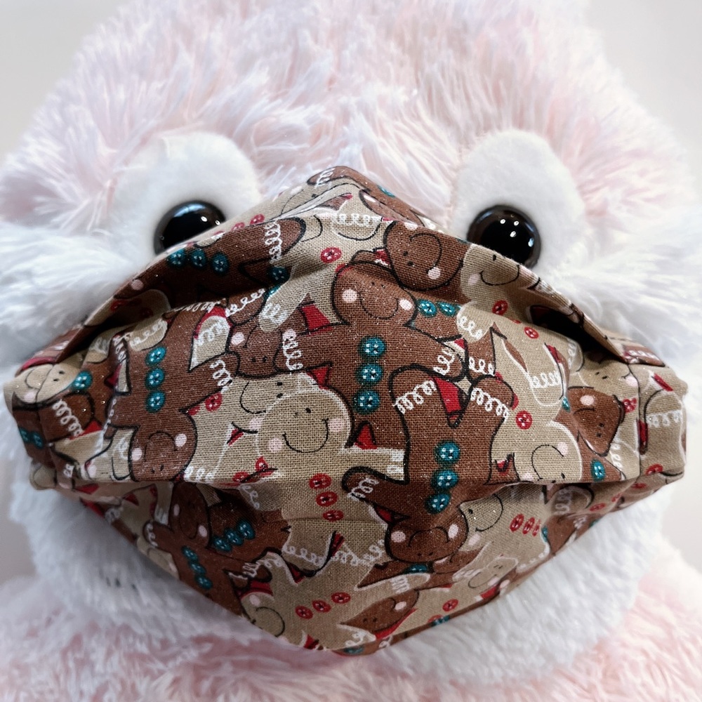 Face Mask Christmas Gingerbread Cookies